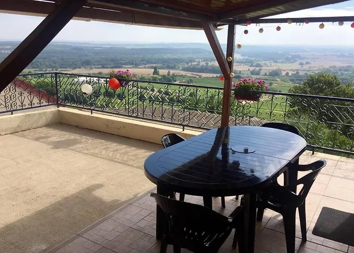 Vue panoramique sur le vignoble